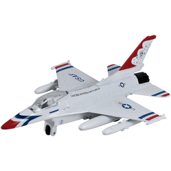 F-16 Thunderbird 8" Pullback Diecast Airplane (1 Pc. Assorted Styles)