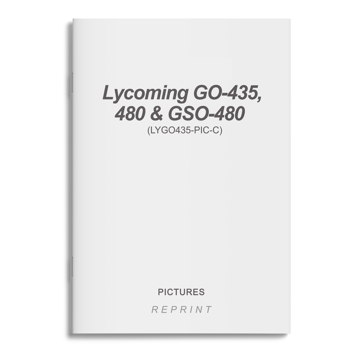 Essco Aircraft Aircraft Manual Lycoming GO-435,480&GSO-480 Pictures (LYGO435-PIC-C)