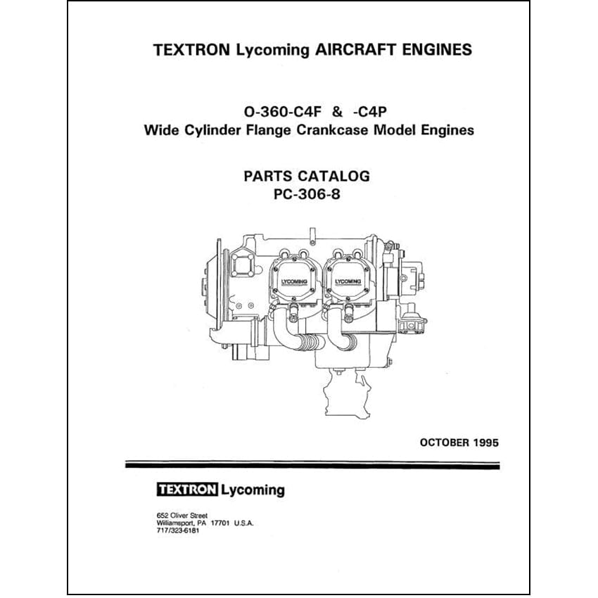 O360C4F/C4P Parts Catalog 1995 Essco