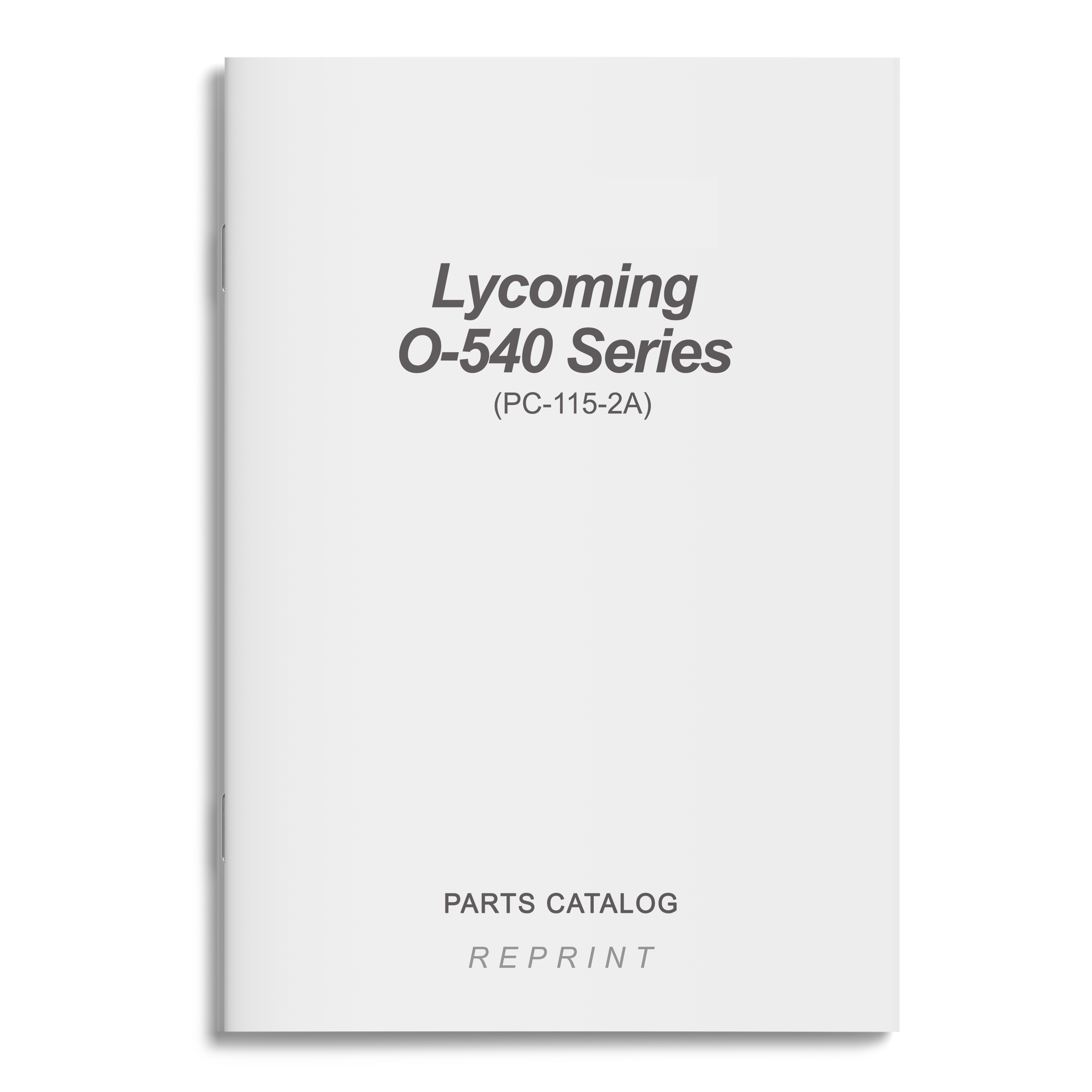 O540 Parts Catalog PC1152A Essco Reprint