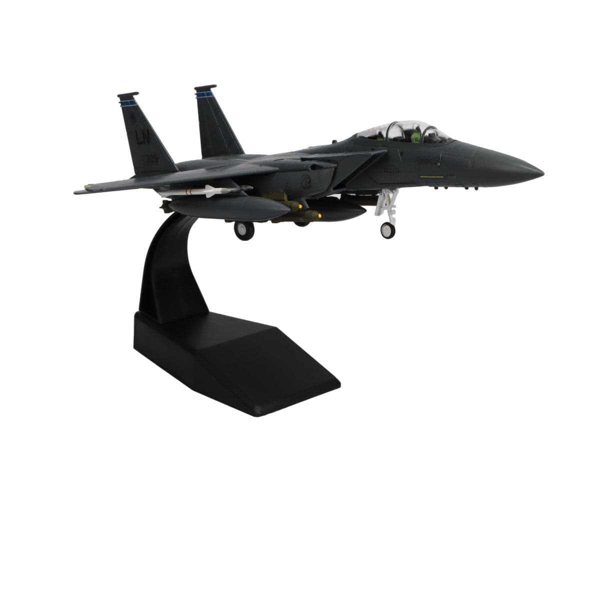 High Flying Models Die Cast Planes McDonnell Douglas F-15E Strike Eagle 1/100 Diecast Aircraft Model
