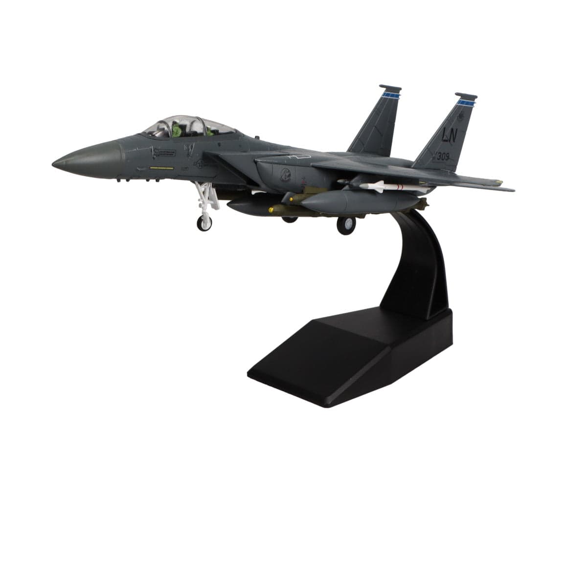 High Flying Models Die Cast Planes McDonnell Douglas F-15E Strike Eagle 1/100 Diecast Aircraft Model