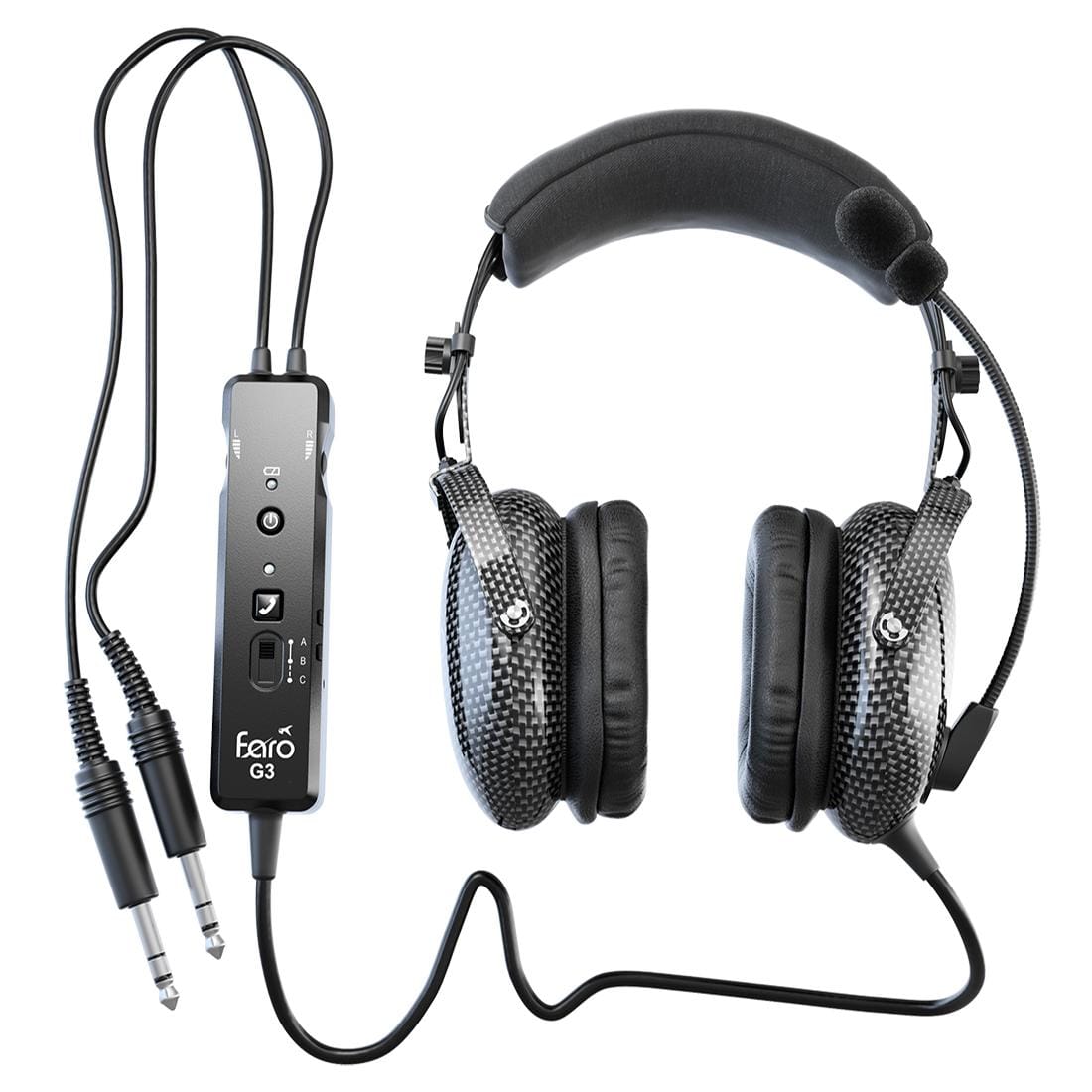 Faro Headsets Faro G3 ANR Carbon Fiber Headset â The Ultimate GA Aviation Companion