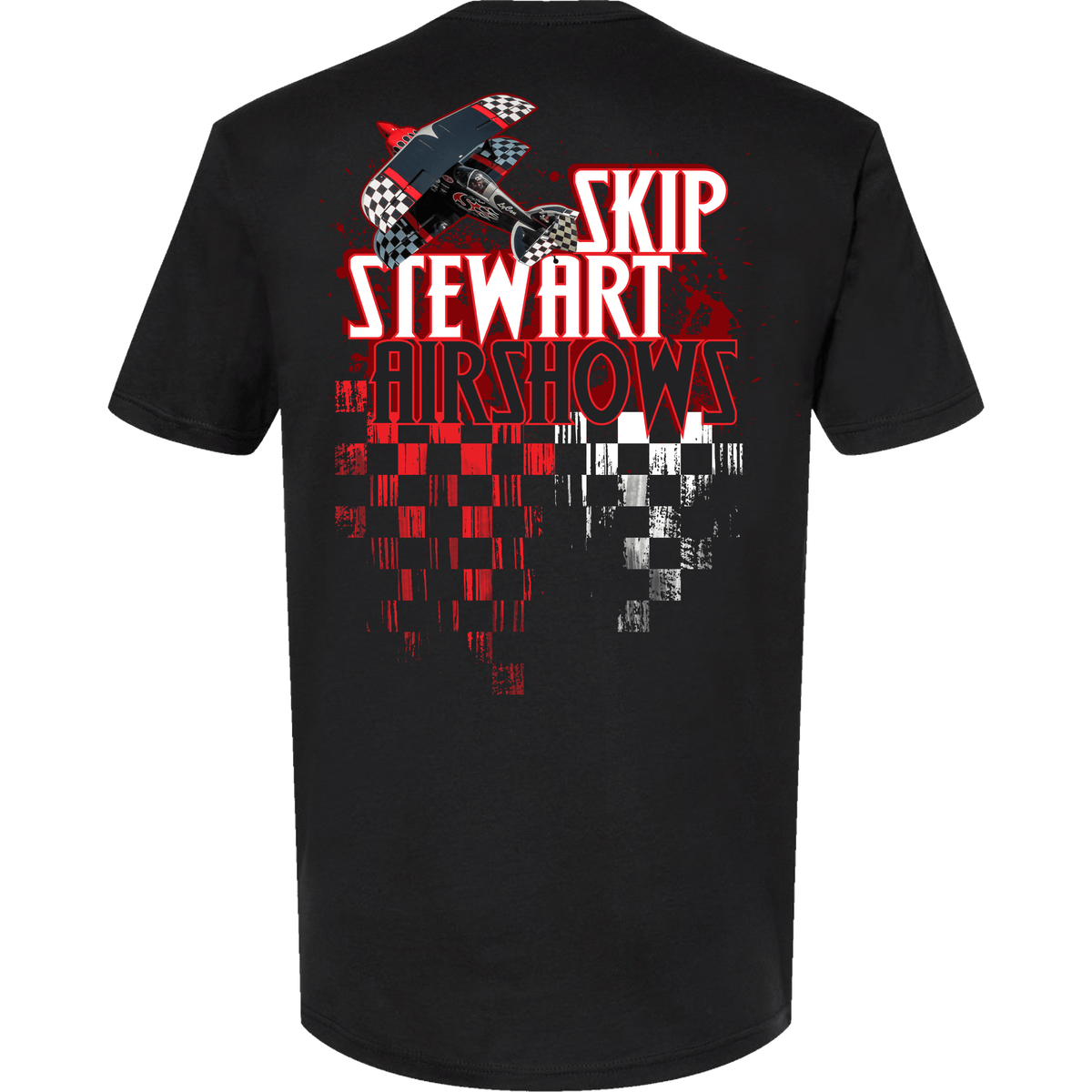 Skip Stewart Shirts Checkerboard Skip Stewart Airshows T-Shirt