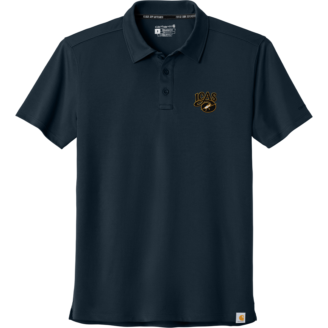 Aeroplane Apparel Company Shirts S / Navy ICAS Carhartt Force® Sun Defender™ Polo