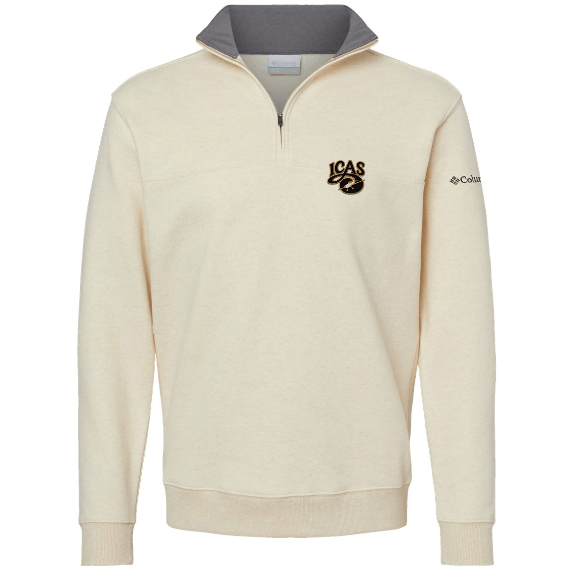 Aeroplane Apparel Company Shirts S / Oatmeal Heather ICAS Columbia Men's Hart Mountain™ II Half-Zip Pullover