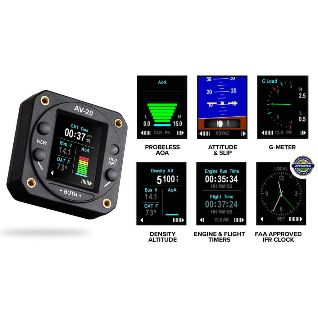uAvionix uAvionix AV-20-E Experimental 2.25-Inch Multi-Function Display