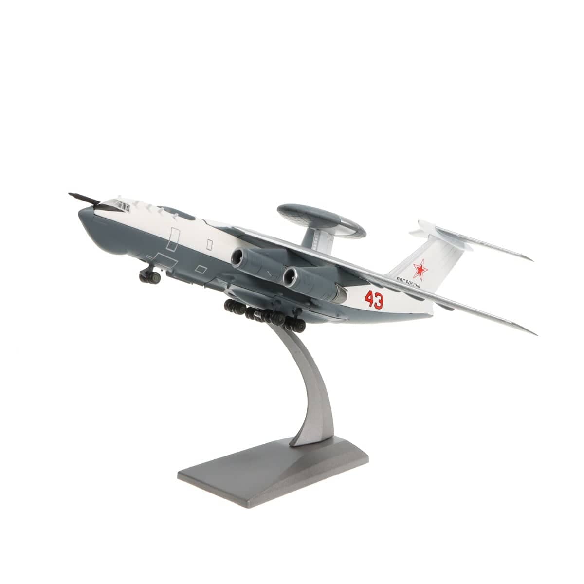 A-50 Mainstay Airborne Early Warning and Control Aircraft 1/200 Diecast Aircraft Model