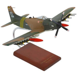 A1H Skyraider USAF Mahogany Model