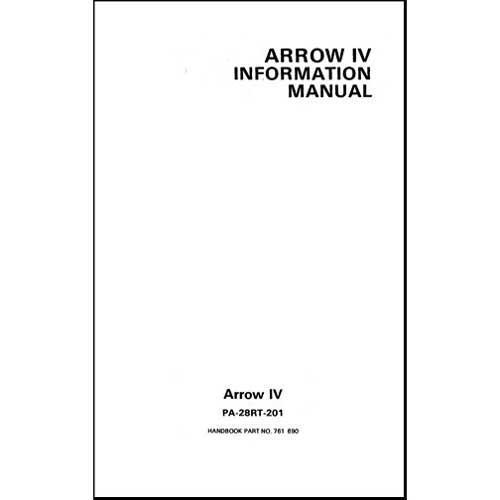 Essco Aircraft Aircraft Manual Piper PA-28RT-201 Arrow IV 1979 POH (761-690)
