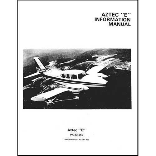 Piper PA23250 Aztec E Manual 197075 Essco Reproduction