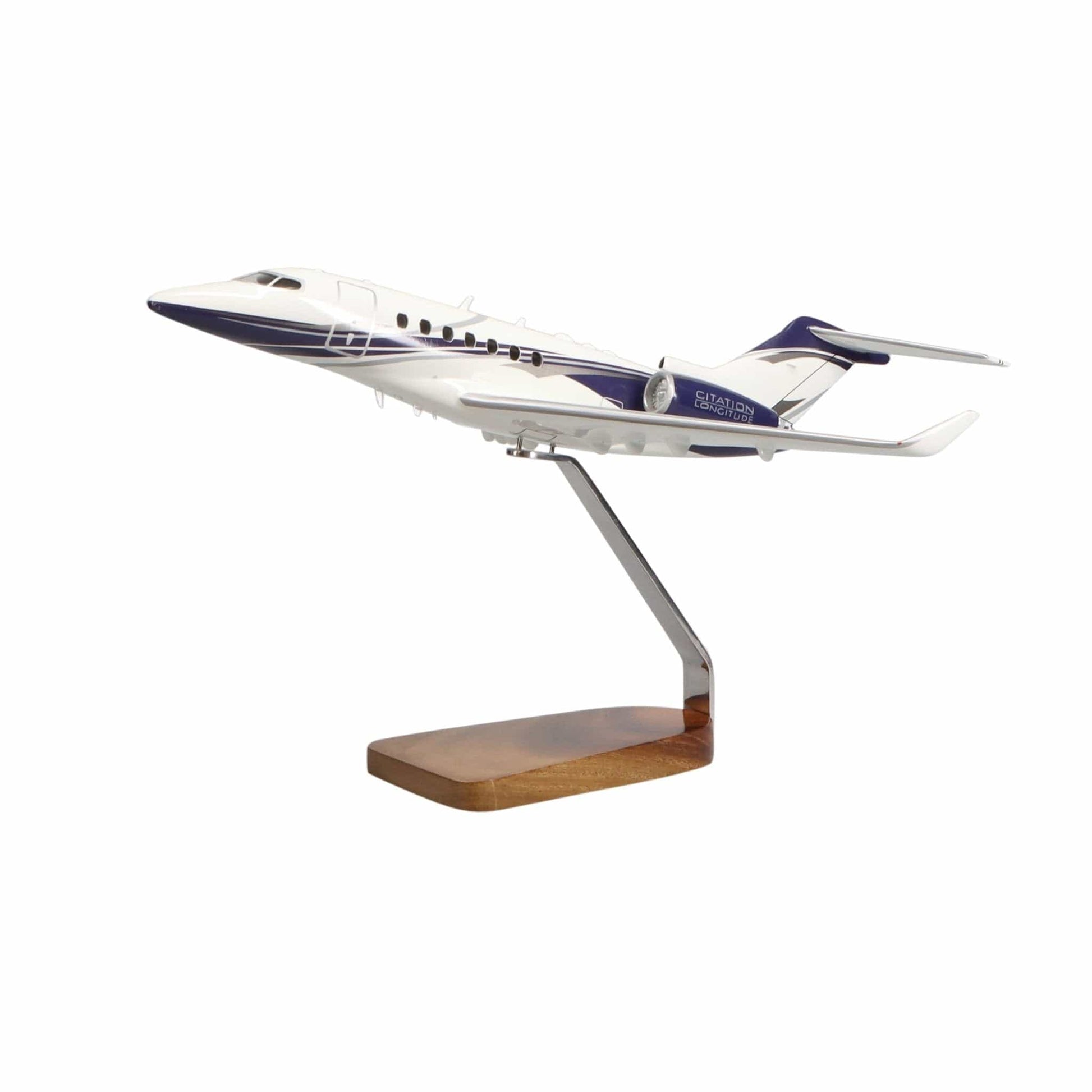 High Flying Models Aircraft Models Cessna® Citation Longitude Clear Canopy Large Mahogany Model