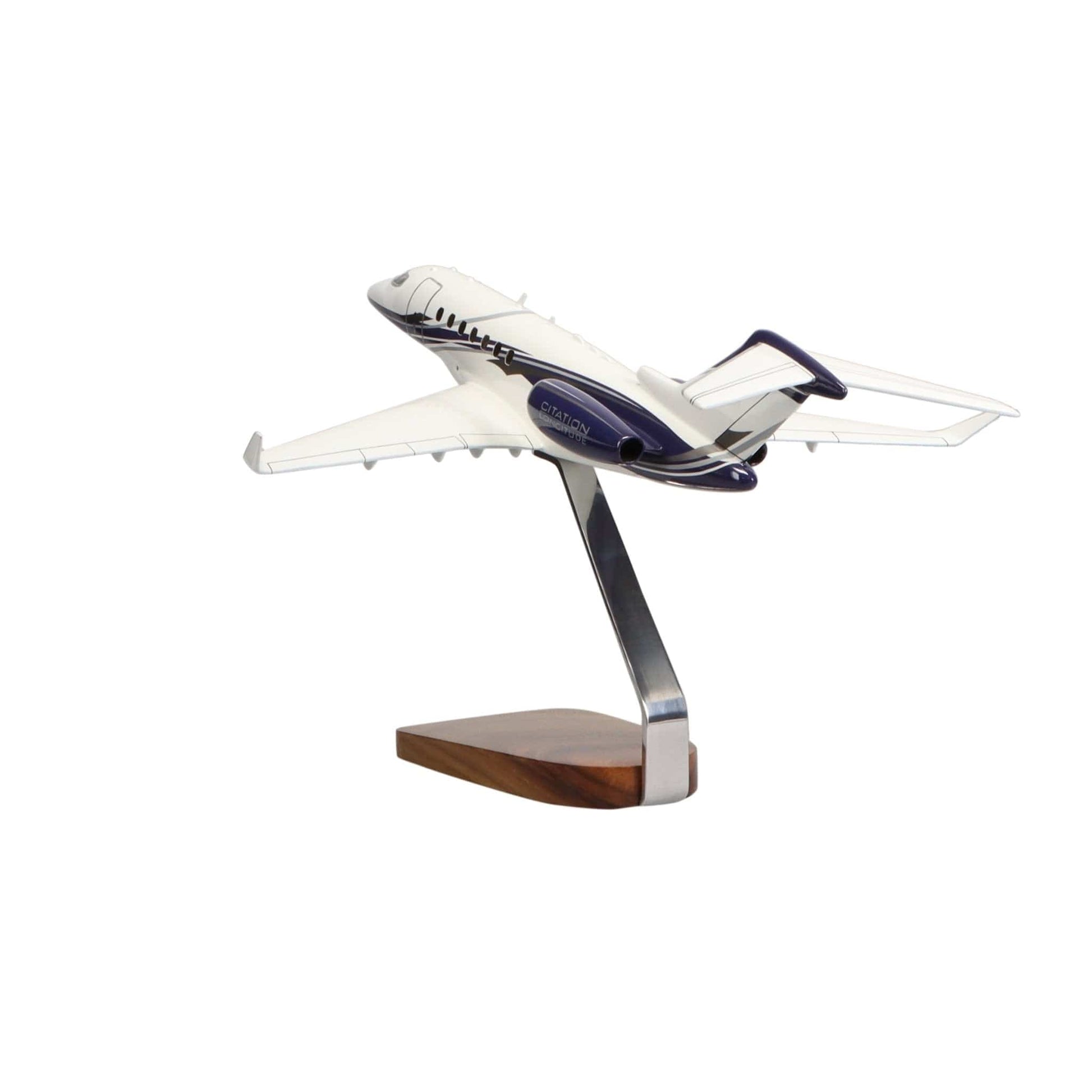 High Flying Models Aircraft Models Cessna® Citation Longitude Clear Canopy Large Mahogany Model