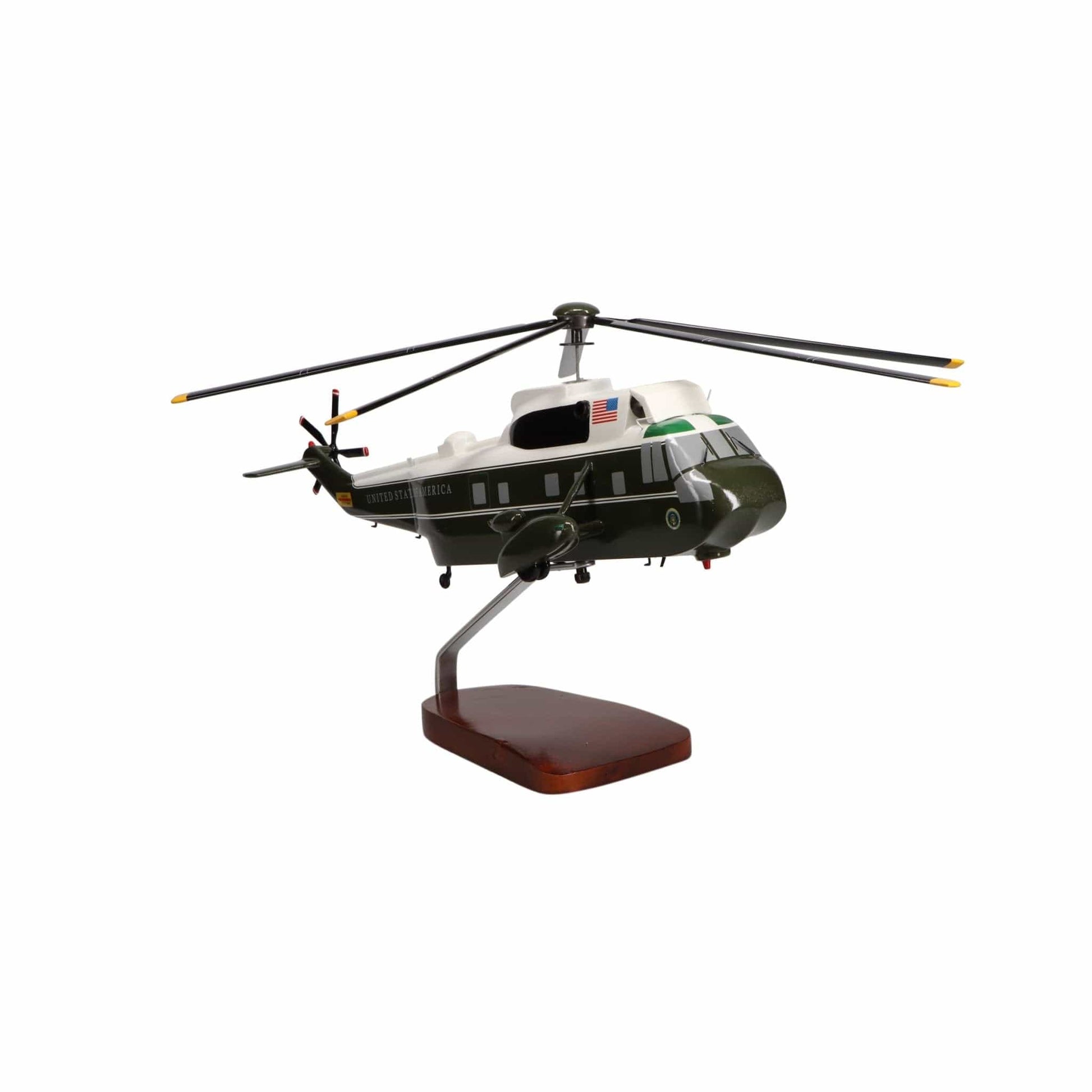 High Flying Models Aircraft Models Sikorsky VH-3D Sea King Marine One Large Mahogany Model