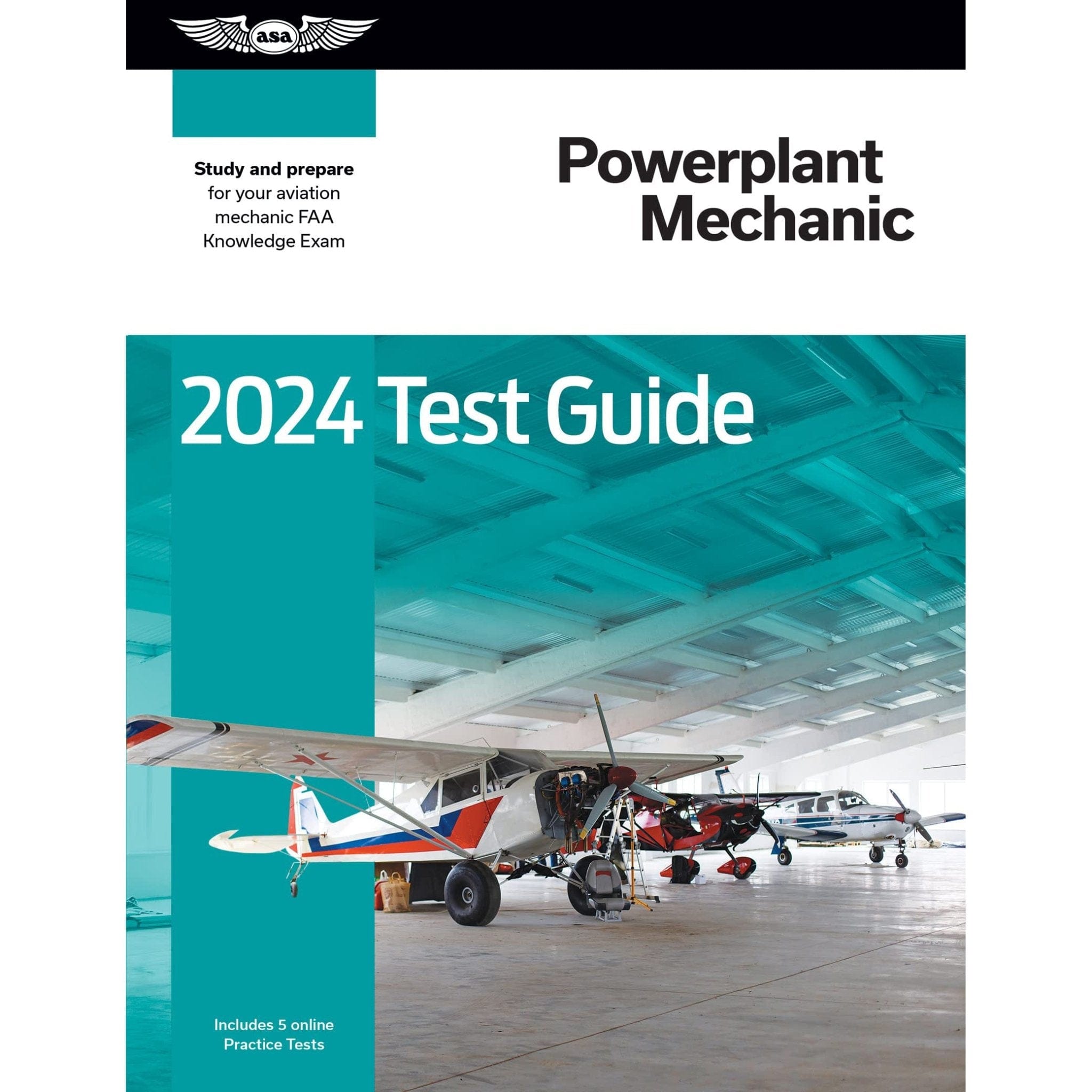 ASA 2024 AMT Powerplant Test Guide Book