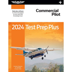 ASA 2024 Commercial Pilot Test Prep Plus (Book, Download, Online)