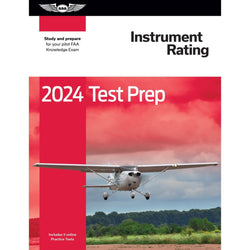 ASA 2024 Instrument Rating Test Prep Book