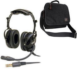 ASA AirClassics HS-1A Headset & Headset Bag Combo