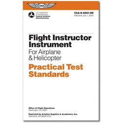 ASA Practical Test Standards: CFI - Instrument - PilotMall.com