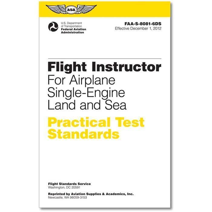 ASA Practical Test Standards: CFI - Single-Engine