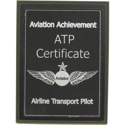 ATP Certificate Aviation Achievement Plaque
