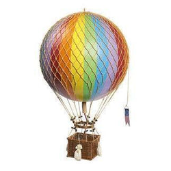 Authentic Models Floating The Skies, Rainbow Hot Air Balloon