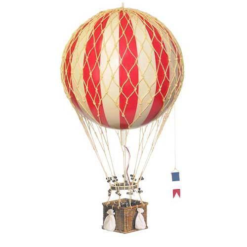Authentic Models Floating The Skies, True Red Hot Air Balloon