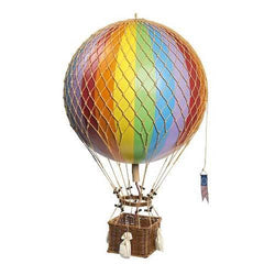 Authentic Models Travels Light, Rainbow Hot Air Balloon