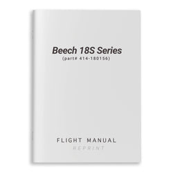 Beech 18S Series Flight Manual (part# 414-180156)