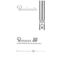 Beech 36 Bonanza Owner's Manual (part# 36-590000-1)