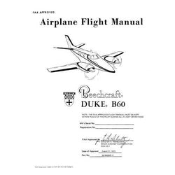 Beech B-60 Duke Pilot's Operating Handbook (part# 60-590000-9)