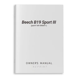 Beech B19 Sport III Owner's Manual (part# 169-59004-1)