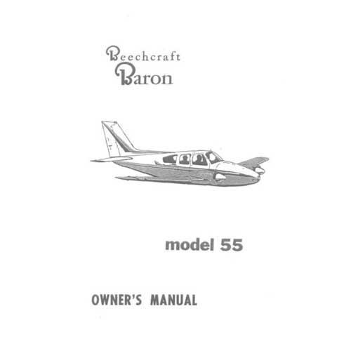 Beech B55 Baron Owner's Manual (part# 96-590011-9) - PilotMall.com