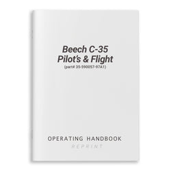 Beech C-35 Pilot's Operating Handbook & Flight (part# 35-590057-97A1)