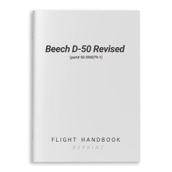 Beech D-50 Revised Flight Handbook (part# 50-590079-1)