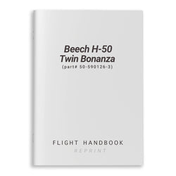 Beech H-50 Twin Bonanza Flight Handbook (part# 50-590126-3)