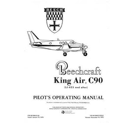Beech King Air C90 Pilot's Operating Handbook (part# 90-590010-55) - PilotMall.com