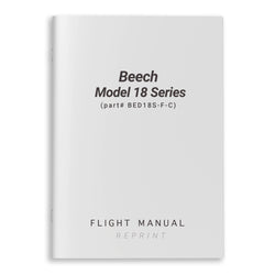 Beech Model 18 Series Flight Manual (part# BED18S-F-C) - PilotMall.com