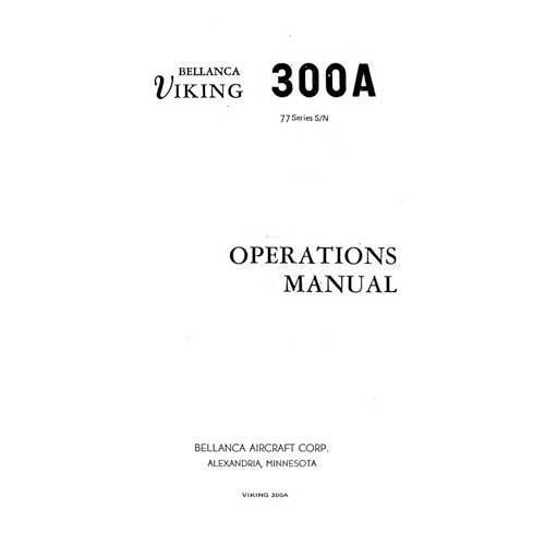 Bellanca Viking 300A17-30A, 31A,31ATC Operations Manual (BL300A-OP-C)