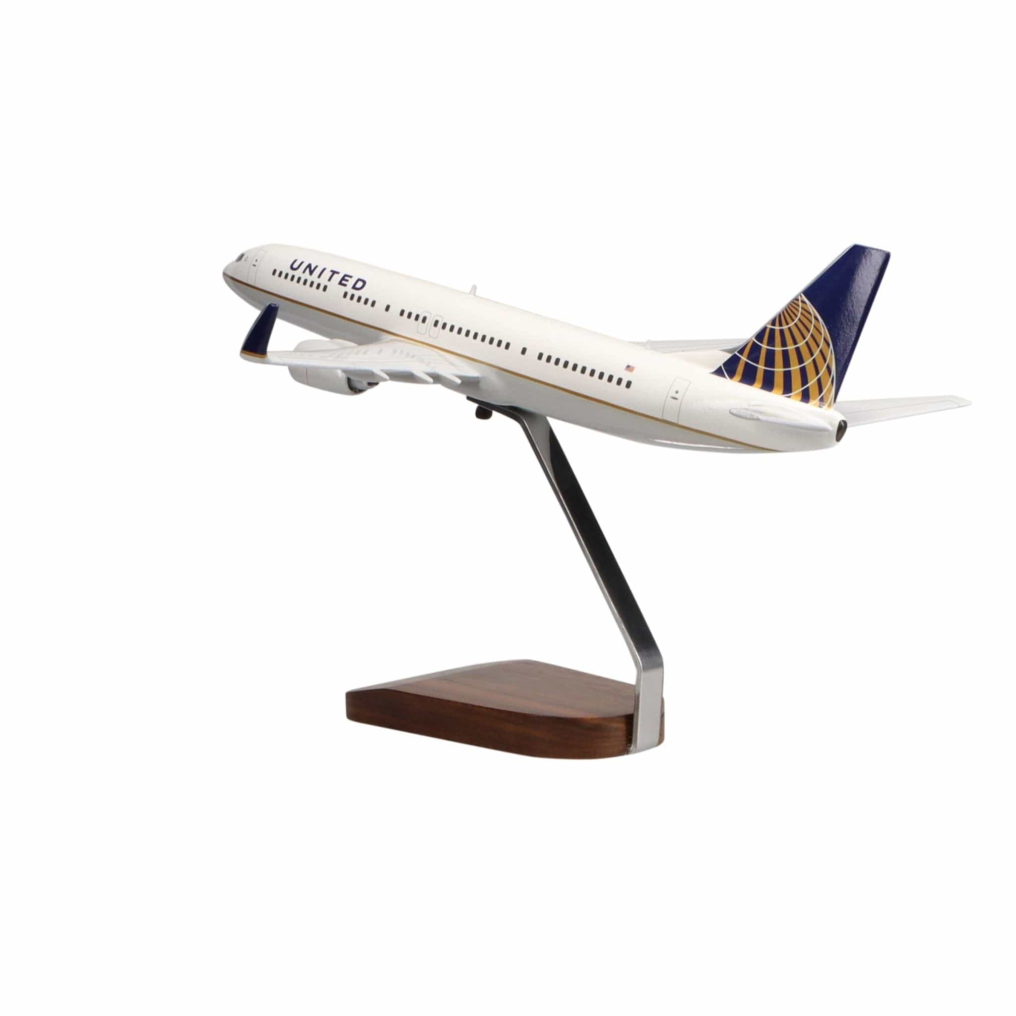 Boeing 737-900 United Airlines (Continental Merger Livery) Large Mahogany Model