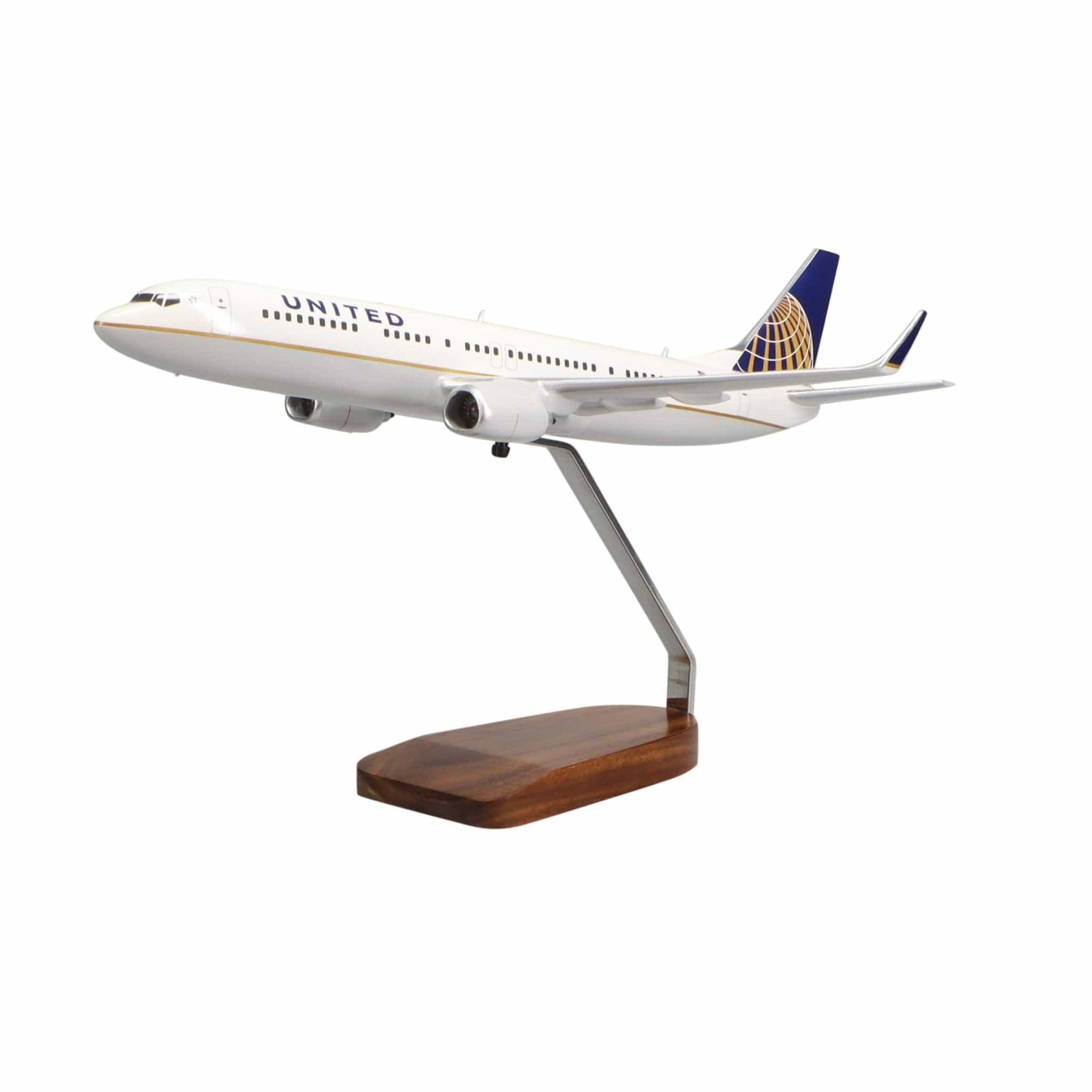 Boeing 737-900 United Airlines (Continental Merger Livery) Large Mahogany Model