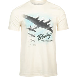 Boeing B-17 Flying Fortress Ad Officially Licensed Aeroplane Apparel Co. Men's T-Shirt