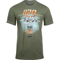 Boeing B-29 Superfortress Officially Licensed Aeroplane Apparel Co. Men's T-Shirt