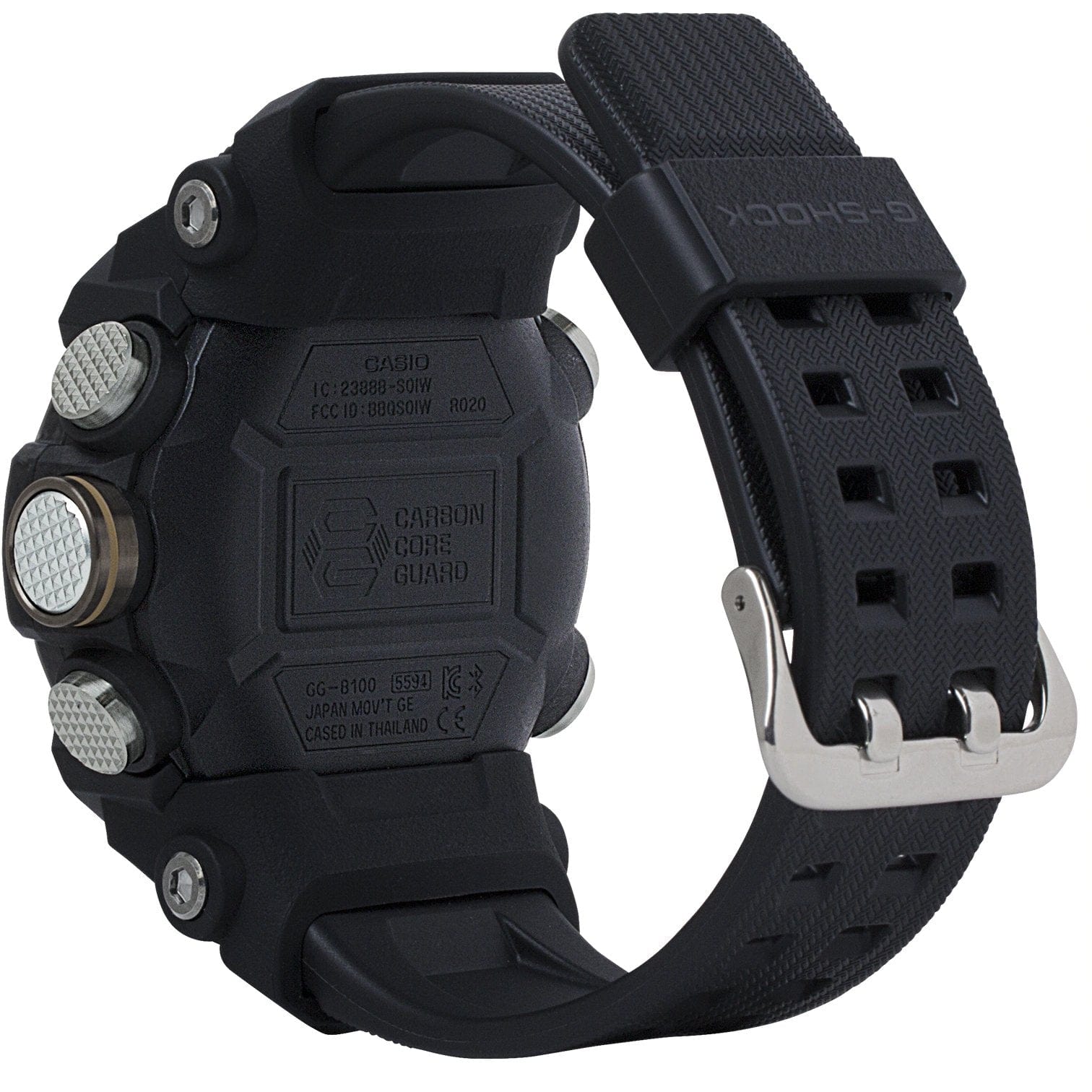 Casio Mudmaster G-Shock with Quad Sensor Black Resin Watch GGB100-1A - PilotMall.com