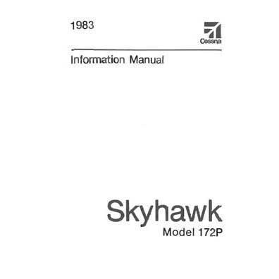 Cessna 172P & Skyhawk 1983 Pilot's Information Manual (D1231-13)