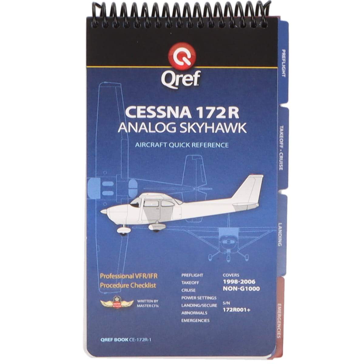 Cessna 172R Skyhawk (1997+) Qref Book Aircraft Procedure Checklist - PilotMall.com