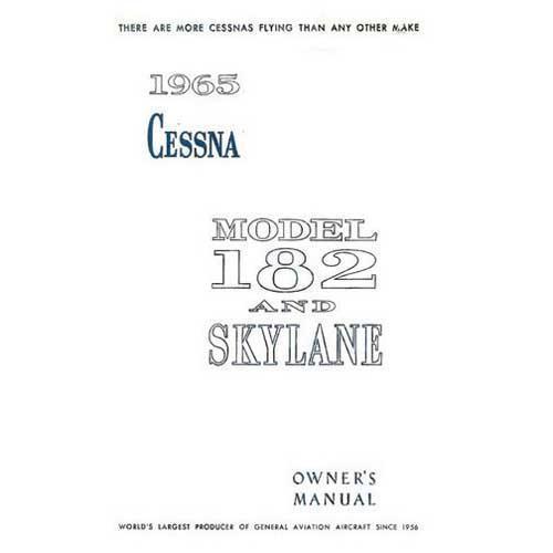 Cessna 182H Super Skylane 1965 Owner's Manual - PilotMall.com