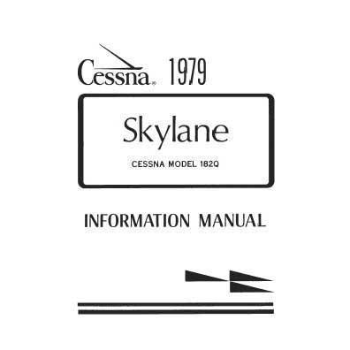 Cessna 182Q Skylane 1979 Pilot's Information Manual (D1141-13) - PilotMall.com