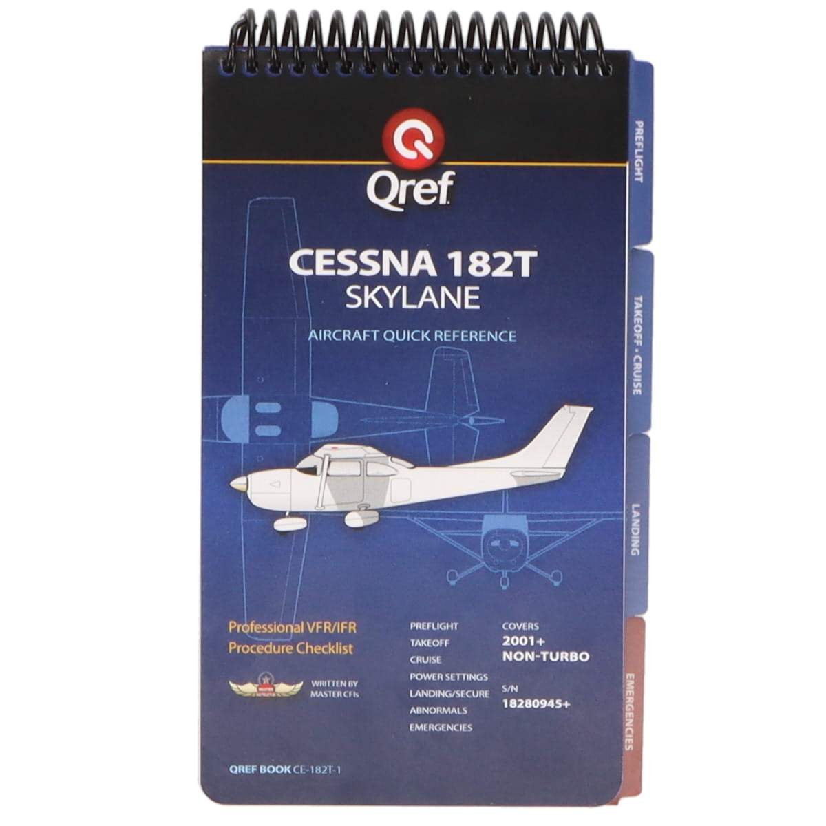Cessna 182T (2001+) Qref Book Aircraft Procedure Checklist