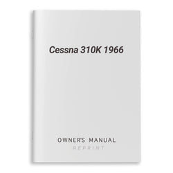 Cessna 310K 1966 Owner's Manual